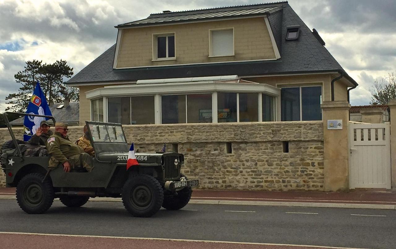 Villa Lumineuse En Front De Mer - Gold Beach Asnelles Exterior foto