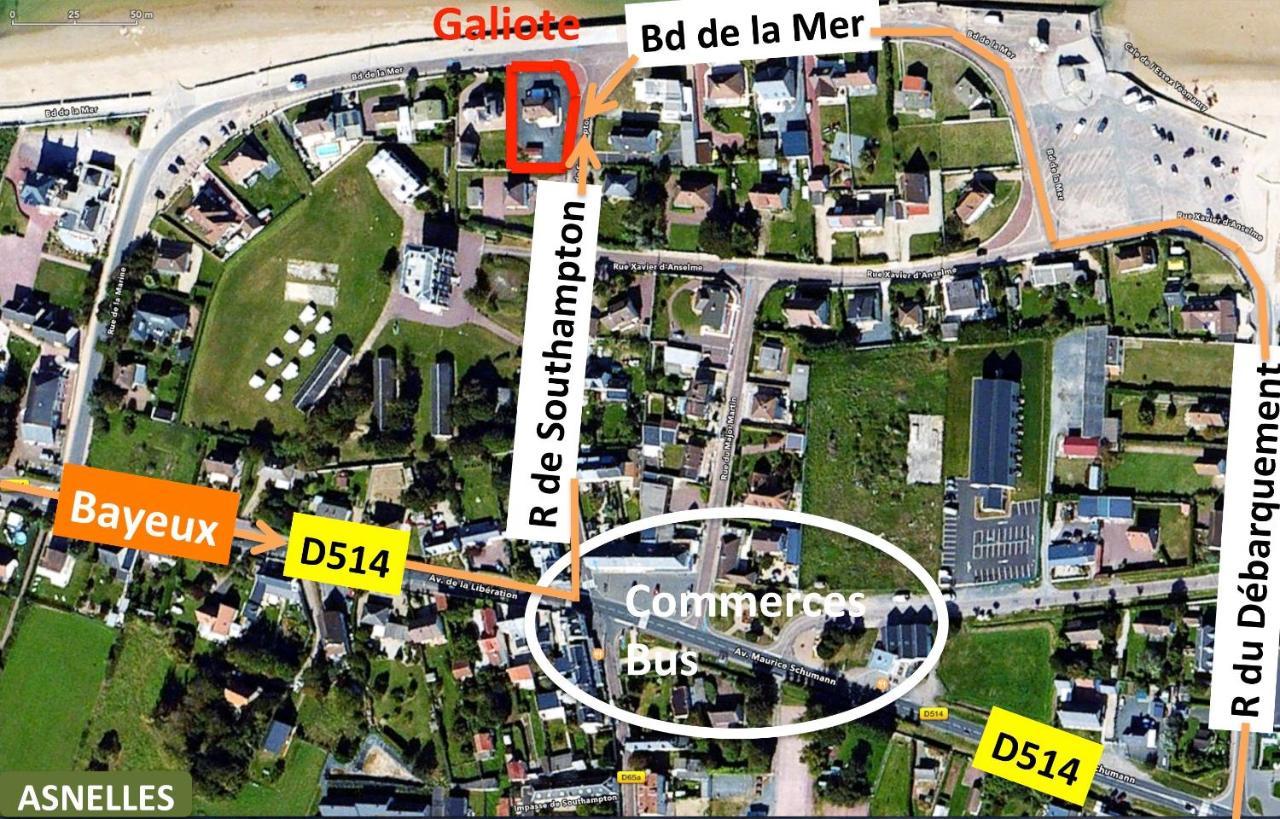 Villa Lumineuse En Front De Mer - Gold Beach Asnelles Exterior foto
